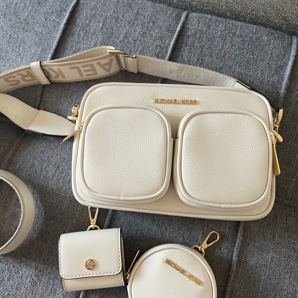 Michael Kors Cream Crossbody Bag
